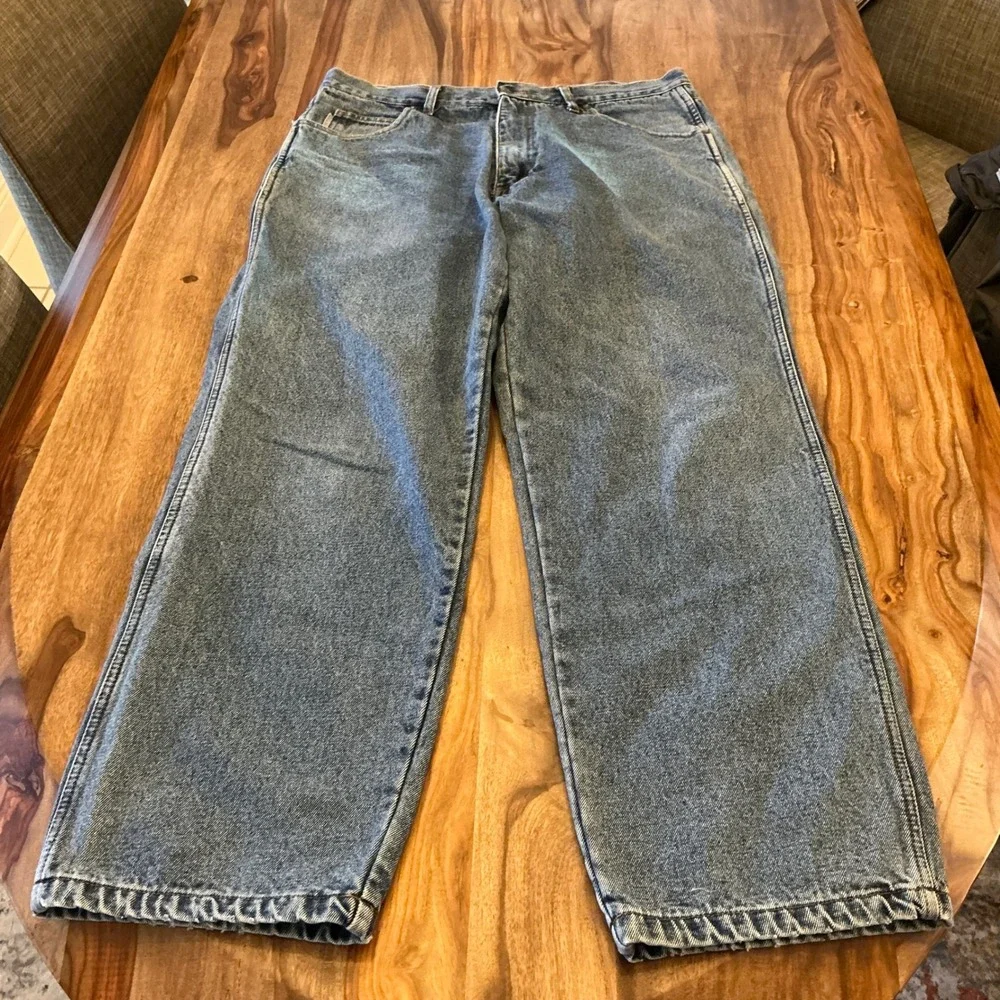 Bear River Workwear Men's Blue Denim Flannel Lined‎ Jeans Size 34x30